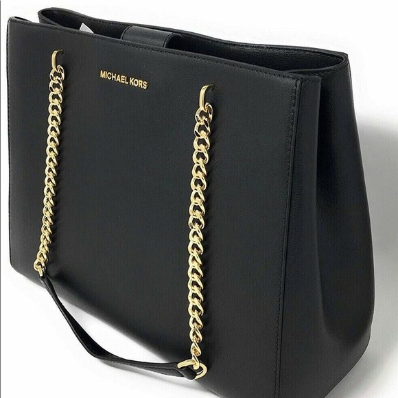 MICHAEL KORS CHAIN ELLIS GOLD LIMITED Edition Tote - Picture 8 of 8